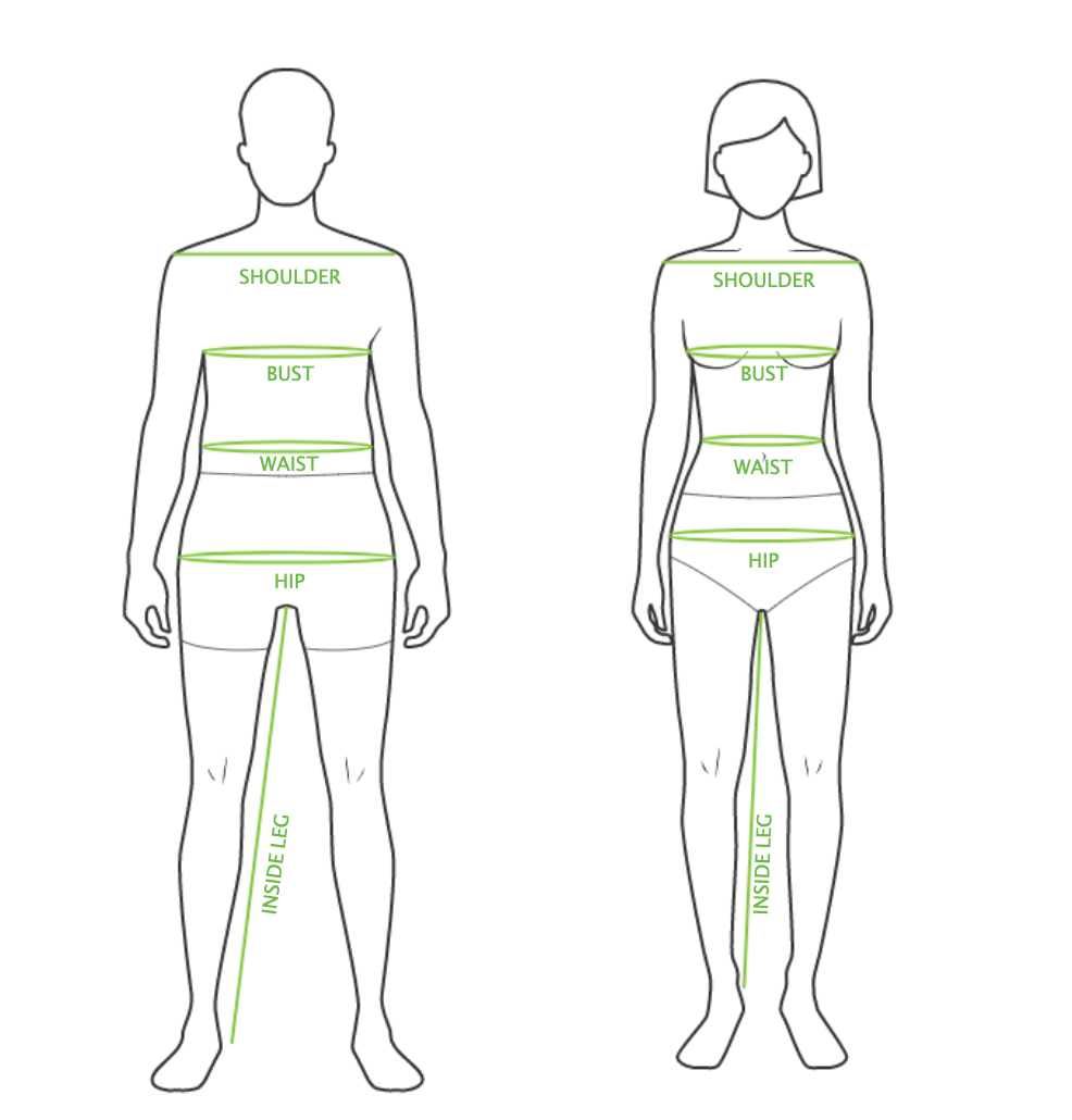 Body measurement guide